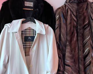 Gorgeous designer real fur coats  