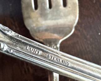 Vintage Lunt Sterling Silver Flatware – Handcrafted American Silverware – Estate Dining Collection