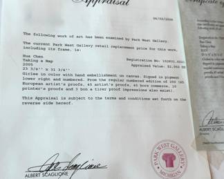 Hua Chen “Taking a Nap” 2005 Appraisal