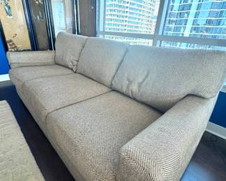 Stickley Three-Seat Upholstered Sleeper Sofa – Modern Comfort Meets Classic Craftsmanship