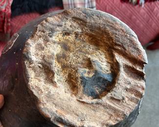 Borana wooden hand carved coffee bowl antique 