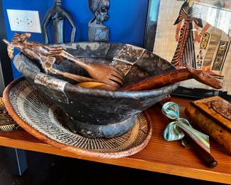 Borana wooden hand carved coffee bowl