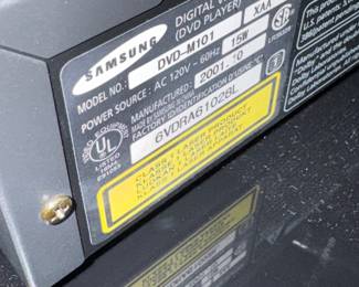 Vintage Samsung DVD-M101 Player with Dolby Digital & DTS – 2001 Mode