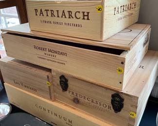 Many Wine Crates