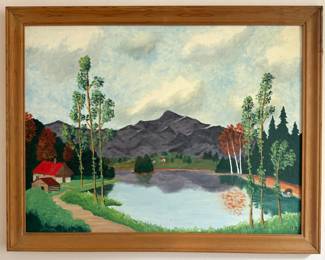 oil on canvas original, signed by A.R.