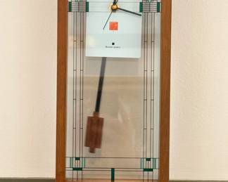 Bulova Quartz Frank LLoyd Wright mantel clock