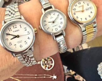 wrist watches Timex, Seiko, Carriage by Seiko