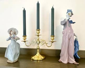 brass candelabra