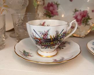 VTG Queen Anne Cup Saucer Royal standard