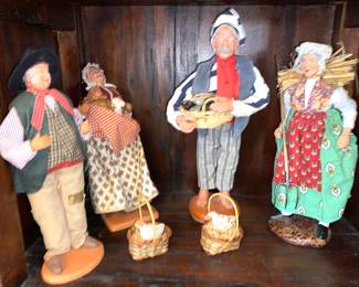 French Folk Art Figures