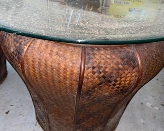 Rattan tables