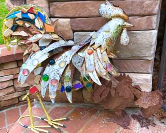 Metal rooster 