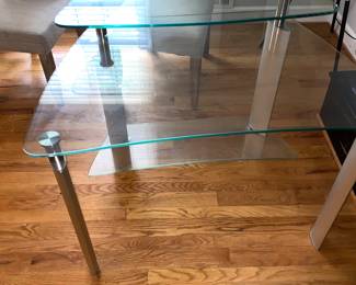 Glass desk