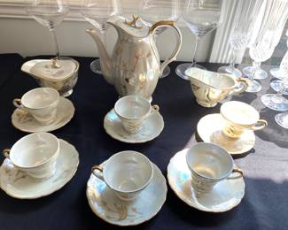 Lusterware tea set