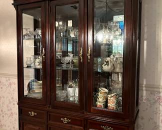 Hutch. Franciscan dishes.