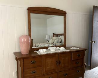 Dresser with mirror in Master bedroom