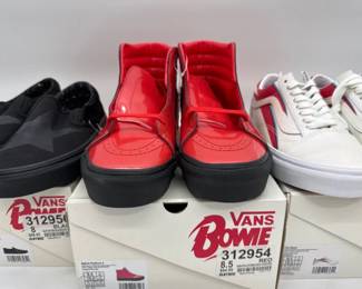 Lot of 3 David Bowie by Vans in men's size 8-8.5/women's 9.5-10 ALL ARE NEW
