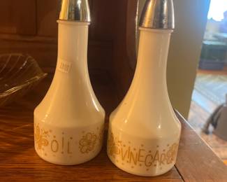 Vintage oil & vinegar