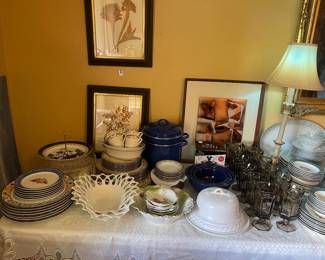 Lenox, Fostoria, Noritake