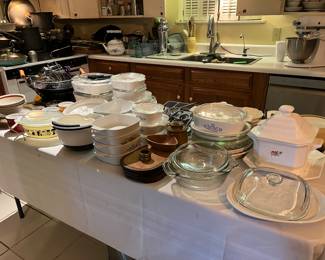 Pyrex and Corningware 