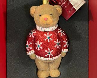 Reed & Barton bear ornament 