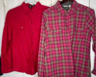 Ralph Lauren & LL Bean women’s button downs 
