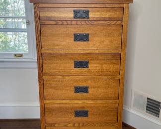 Michaels Mission Style lingerie dresser with jewelry drawer 