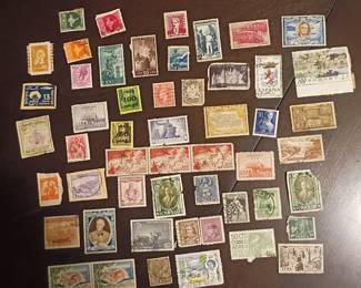 Vintage international stamps