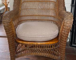 Wicker armchair 