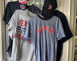 Boston Red Sox T-shirts and caps
