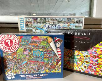 Puzzles: Where’s Waldo, Martha’s Vineyard, Alex Beard Impossible 