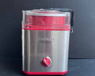 Cuisinart ice cream yogurt maker 