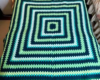 Vintage crochet afghan 