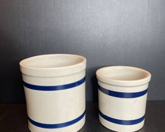 Robinson Ransbottom Pottery crocks Vtg