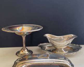 Poole, Towle, Bristol silver plate serving pieces 