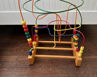 Bead maze/roller coaster