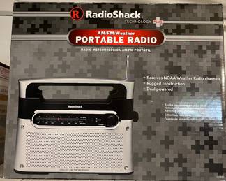 Radio Shack portable radio 