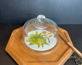 Goodwood vintage cheese board with cloche 