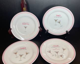 Restoration Hardware martini plates 