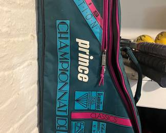 Vintage Prince tennis racquet bag 
