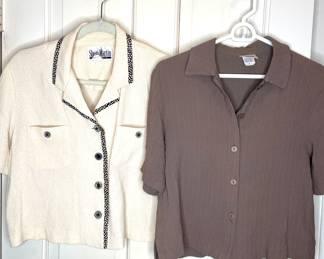 Eileen Fischer & Sheri Martin vtg blouses