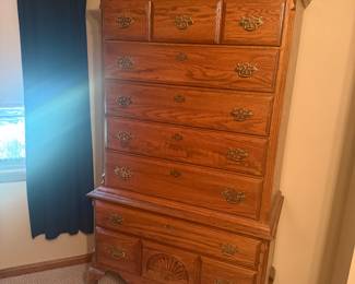 Shrock highboy dresser
