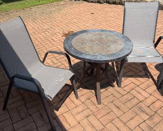 Metal patio furniture