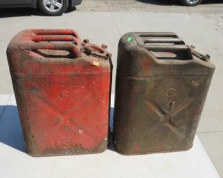 Lot 220. Two jerry cans
