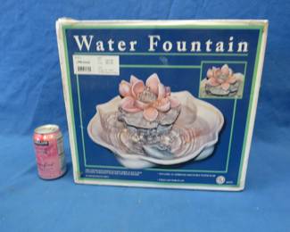 Lot 279. Water fountain and pump