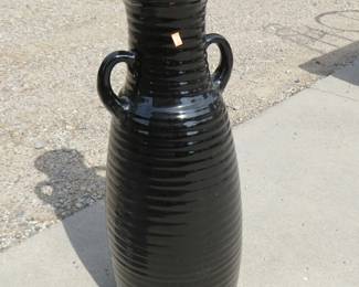 Lot 119. 26" tall double-handled vase