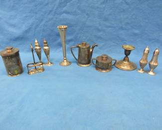Lot 238. Silverplate collection. Four pieces are marked "Oak Ridge".