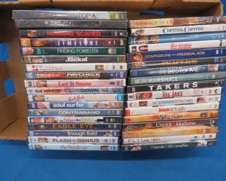 Lot 363. 35 DVDs. Titles as pictured.