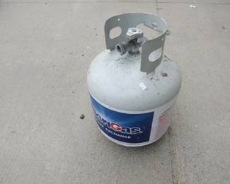 Lot 150. Empty 20 lb. propane tank