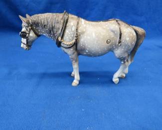 Lot 144. Cast-iron draft horse 6" H x 11 1/2" L